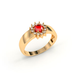 Anel Formatura Ouro 18K – Partenon