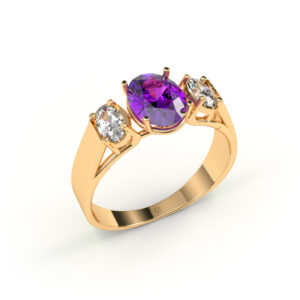 Anel Formatura Ouro 18K – Niagara
