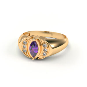 Anel Formatura Ouro 18K – Versailles