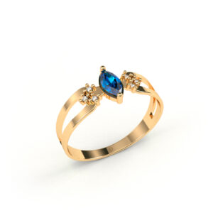 Anel Formatura Ouro 18K – Iguaçú