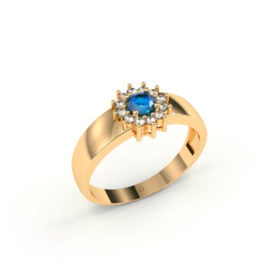 Anel Formatura Ouro 18K – Florença