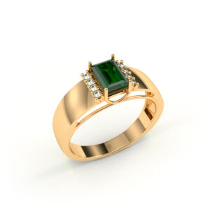 Anel Formatura Ouro 18K – Fuji